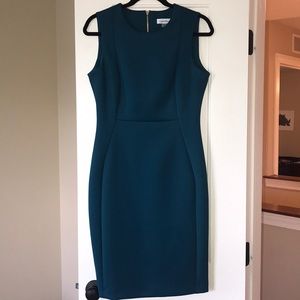 Teal Calvin Klein dress